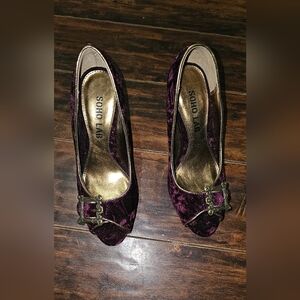 Soho lab velvet shoes